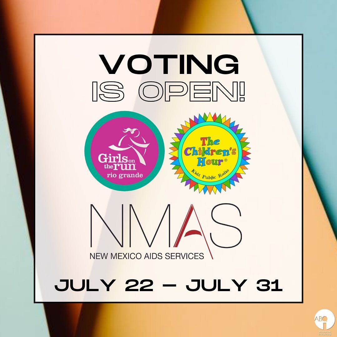 Voting for Involved members for July grants is open through July 31!
The three grants available are for $2000, $500, and $500.
Revisit the interviews we did with each of these organizations if you’d like to learn more. (NMAS is on Facebook.) W