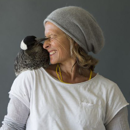Sam and the magpie that saved her from depression image: ©Cameron Bloom