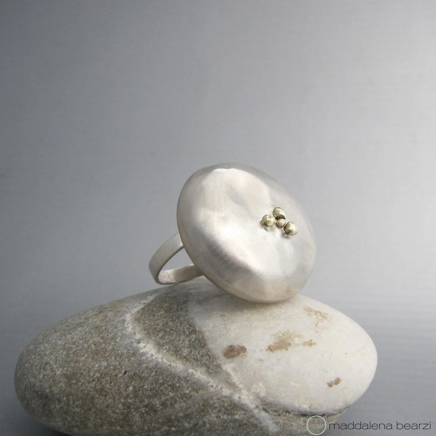 one of a kind, handmade ring inspired by the moon: a true obsession