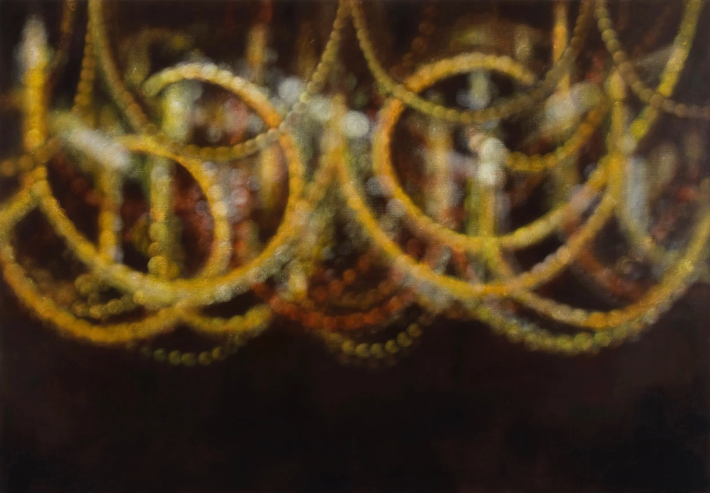 Lustre d'oscillation, 2008, oil on linen, 138x200cm