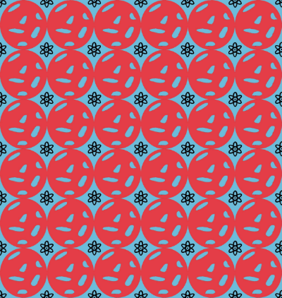blue spot red atomic