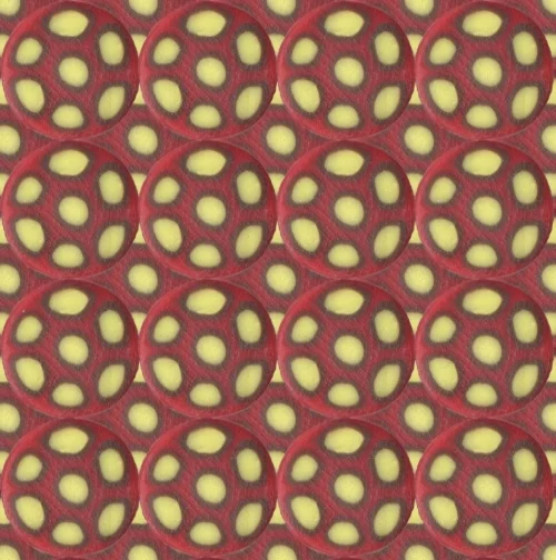 yellow sun print