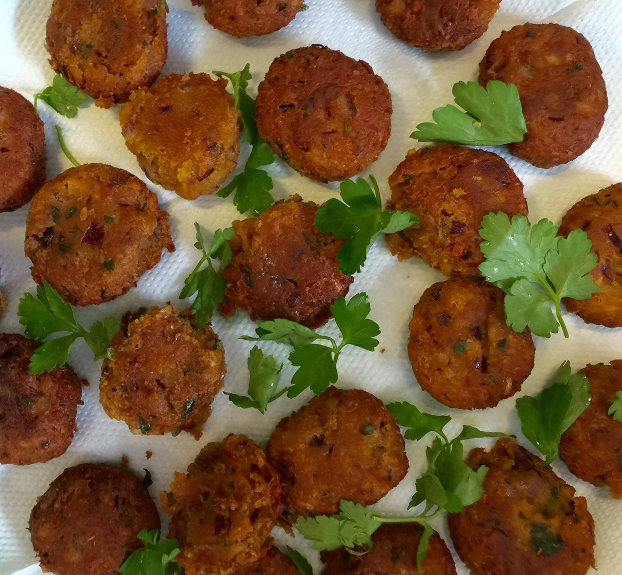 cooked falafel