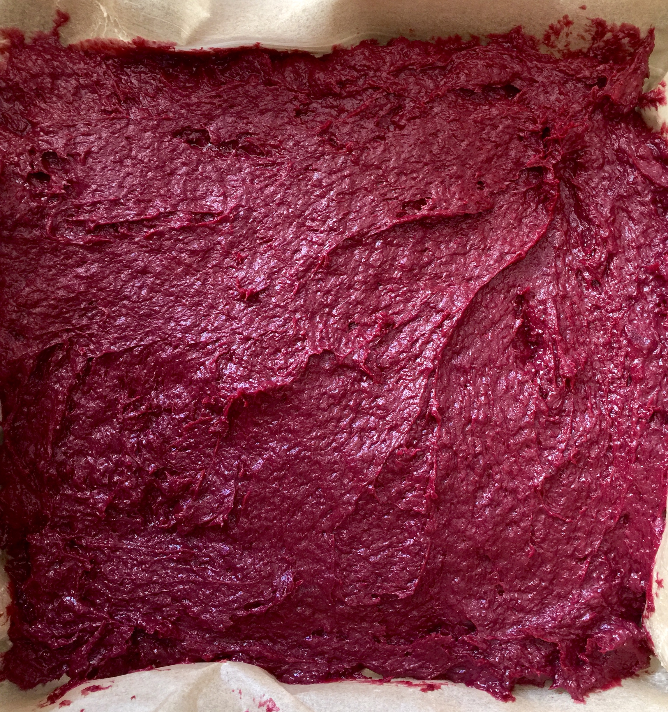 brownies about to go in the oven