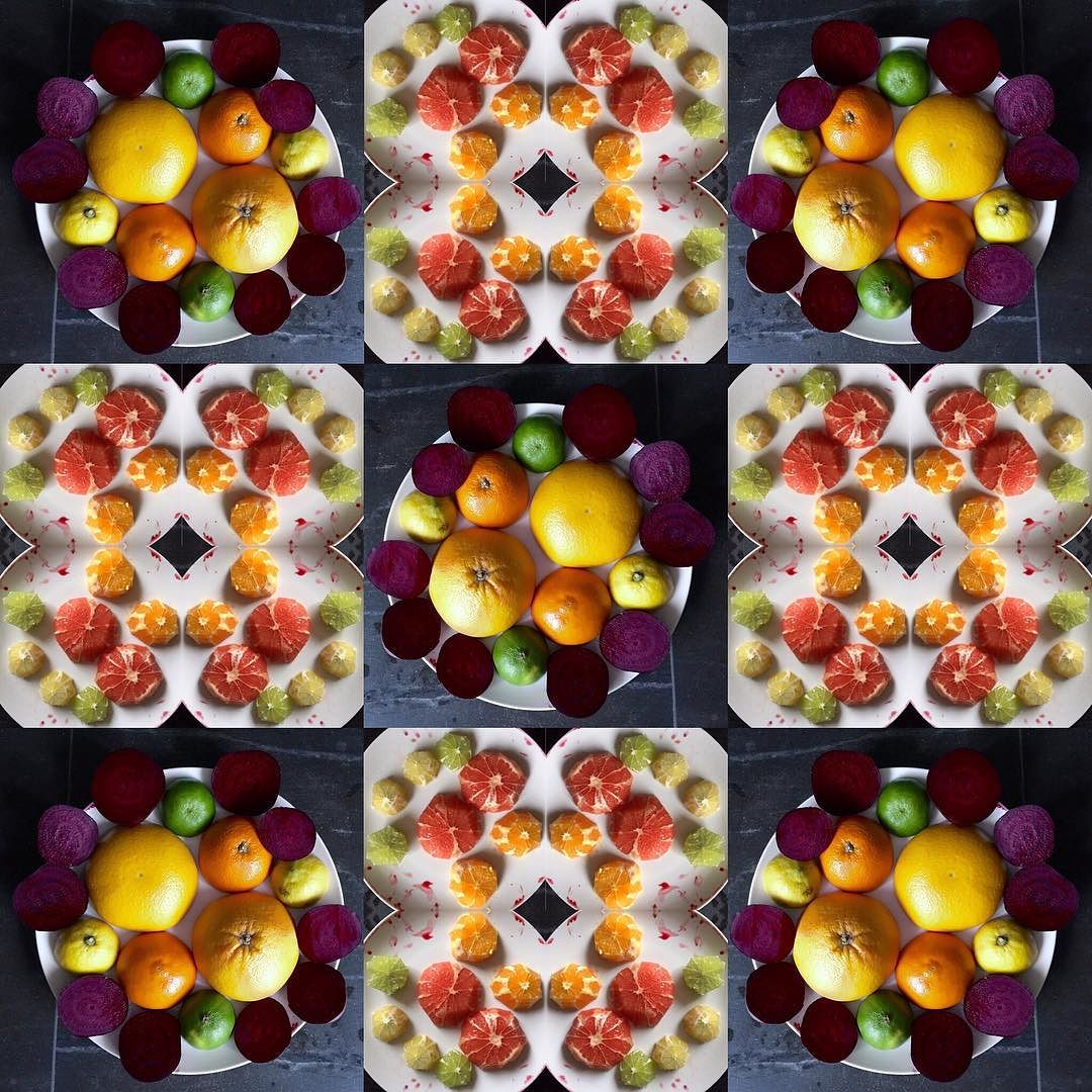 Beetroot, p. grapefruit, orange, lemon & lime