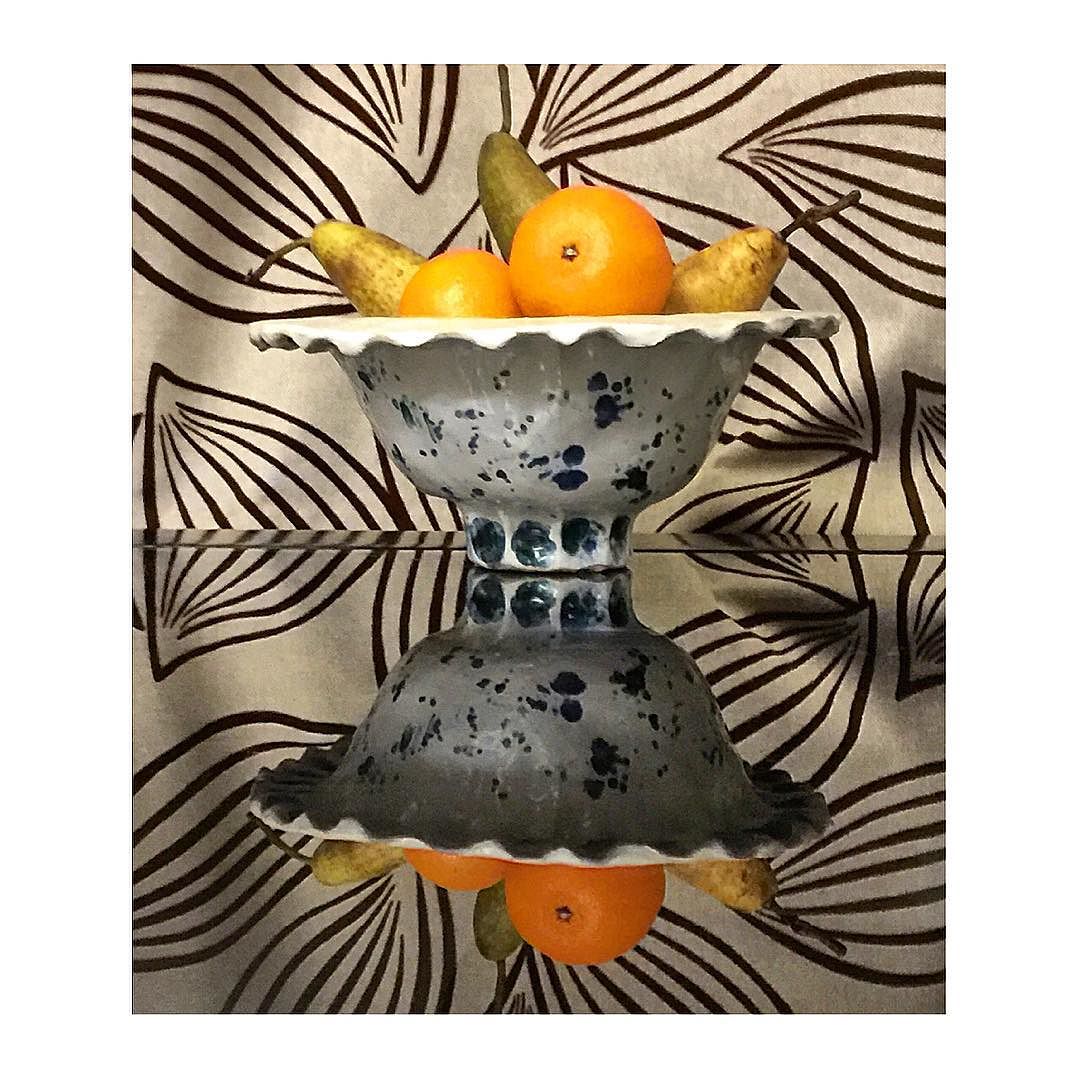 Wonky Bowl I made with fruit