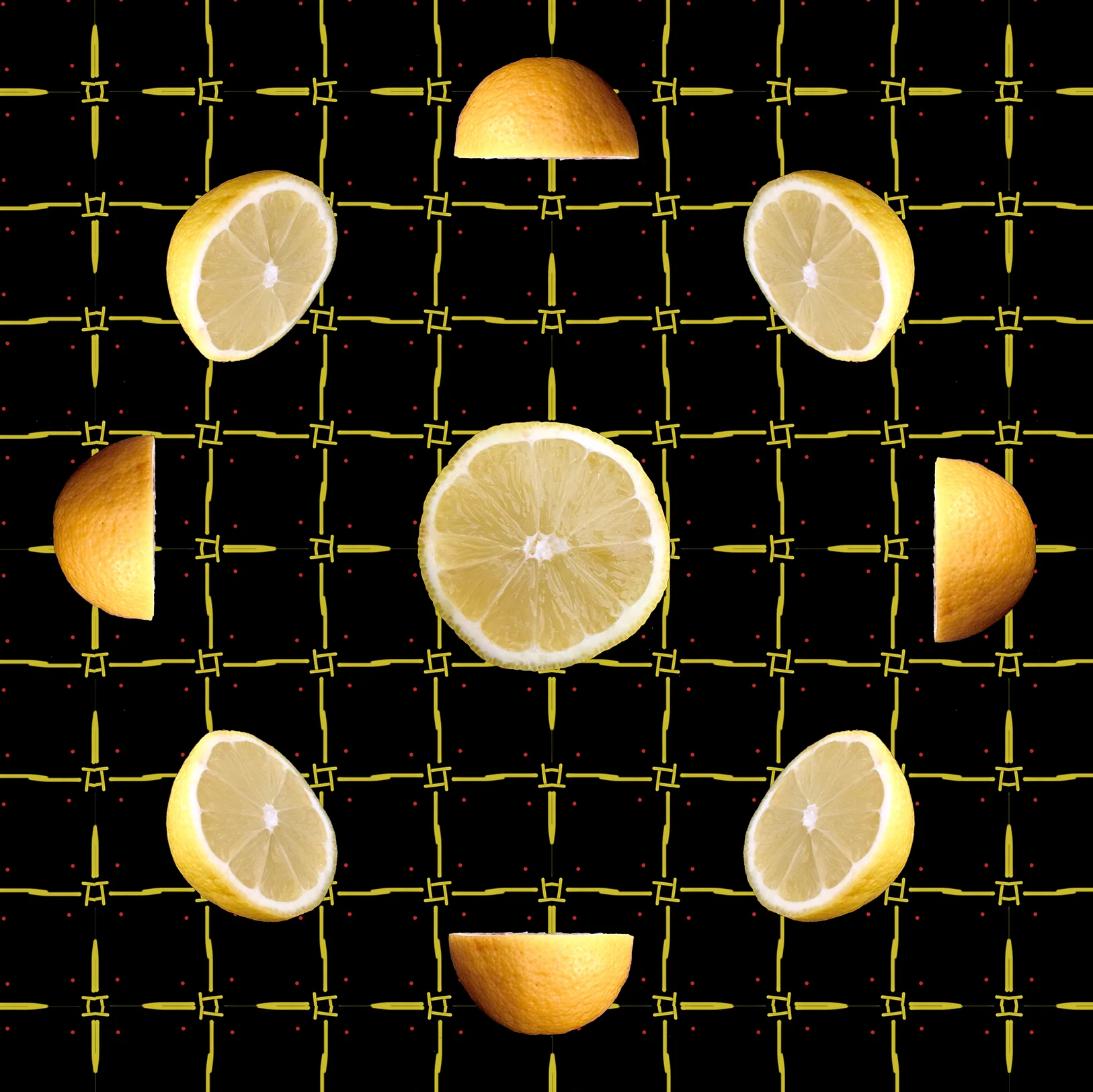 Lemon Slice pattern ©Smy Goodness