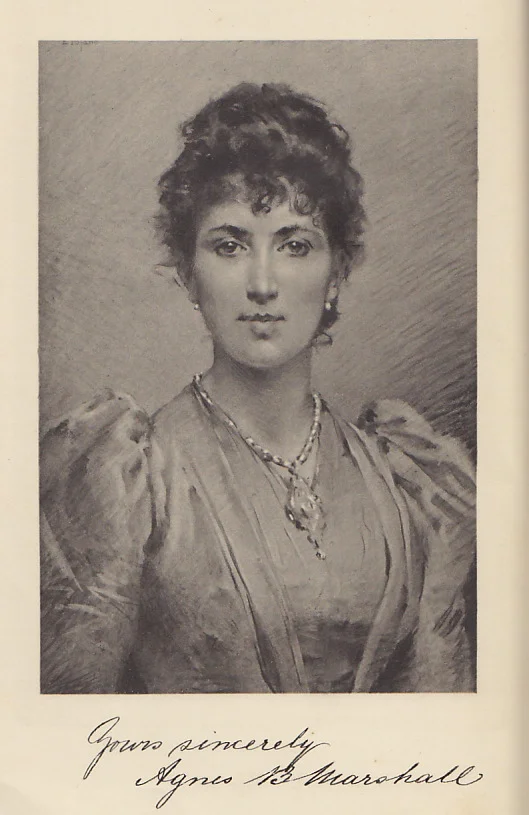 Agnes B Marshall, the Victorian culinary businesswoman aka "The Queen of Ices" (1855-1905)