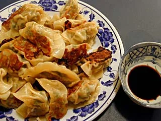 Guotie dumpling with seared bottoms