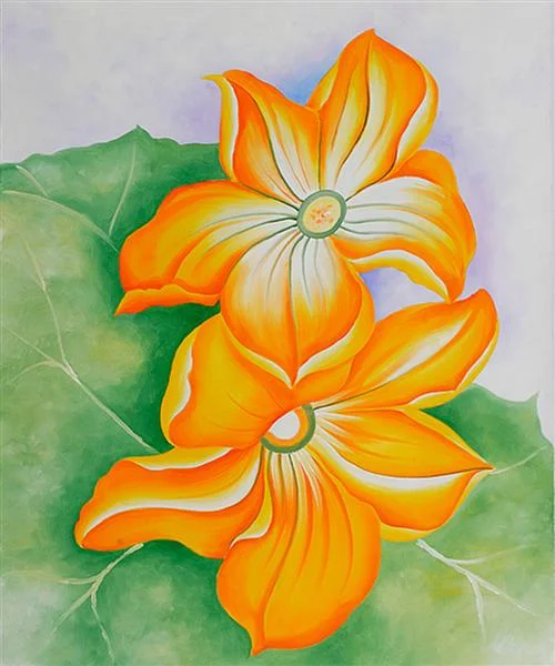 Squash Blossoms III, Georgia O'Keeffe, 1925.