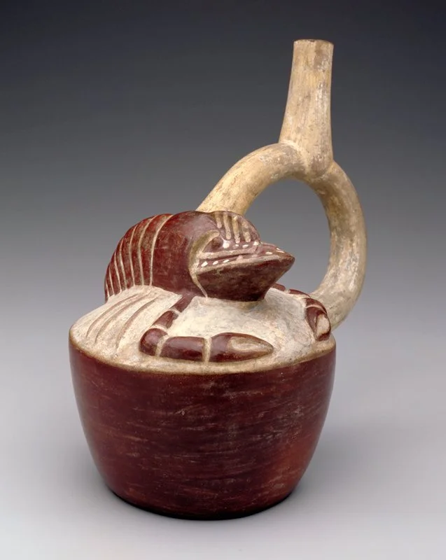 Moche Civilisation - Vessel with Lobster Motif, 400-499 (image: Arts MIA)