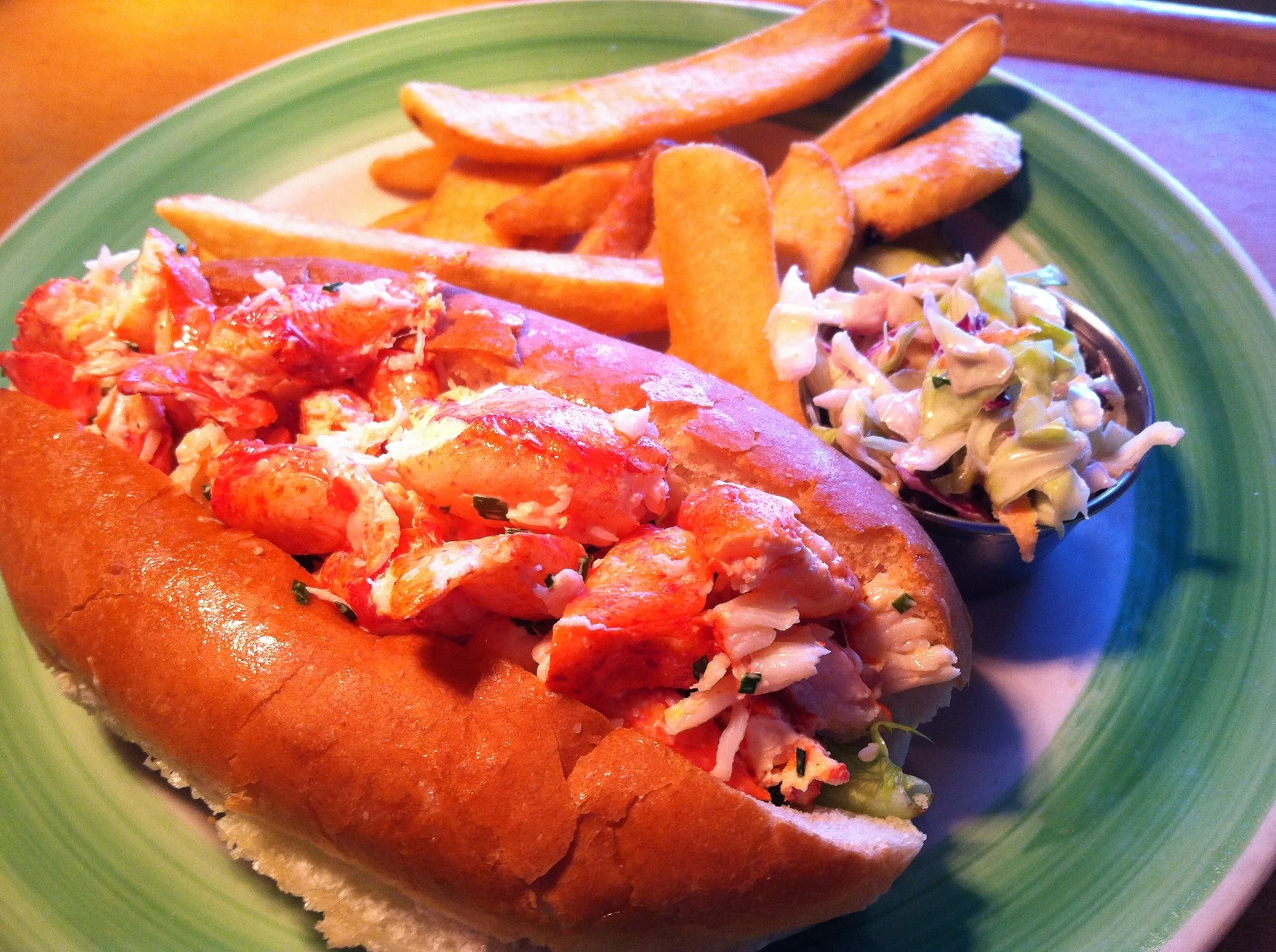 Blue-Eyed Crab lobster roll - Plymouth, MA