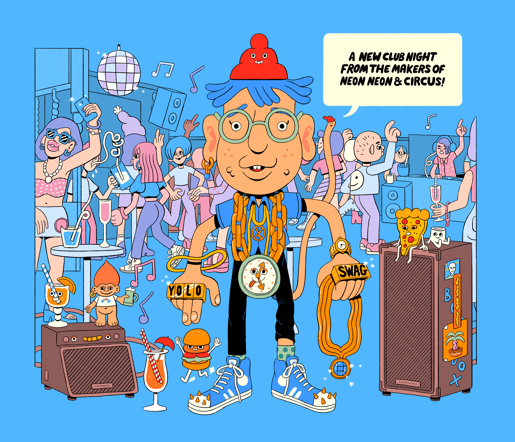 Boombox Club Poster