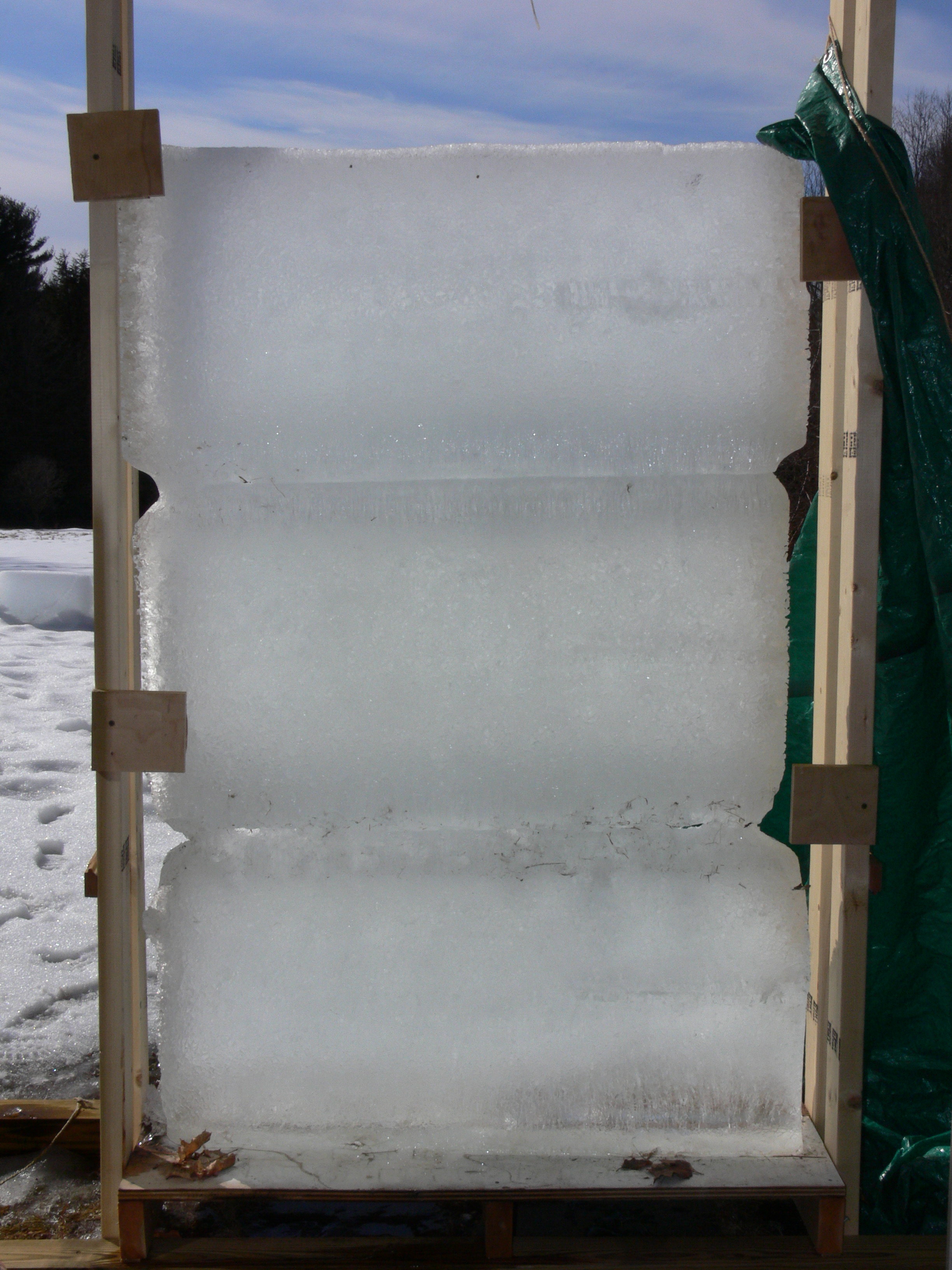 More experimenting with ice blocks