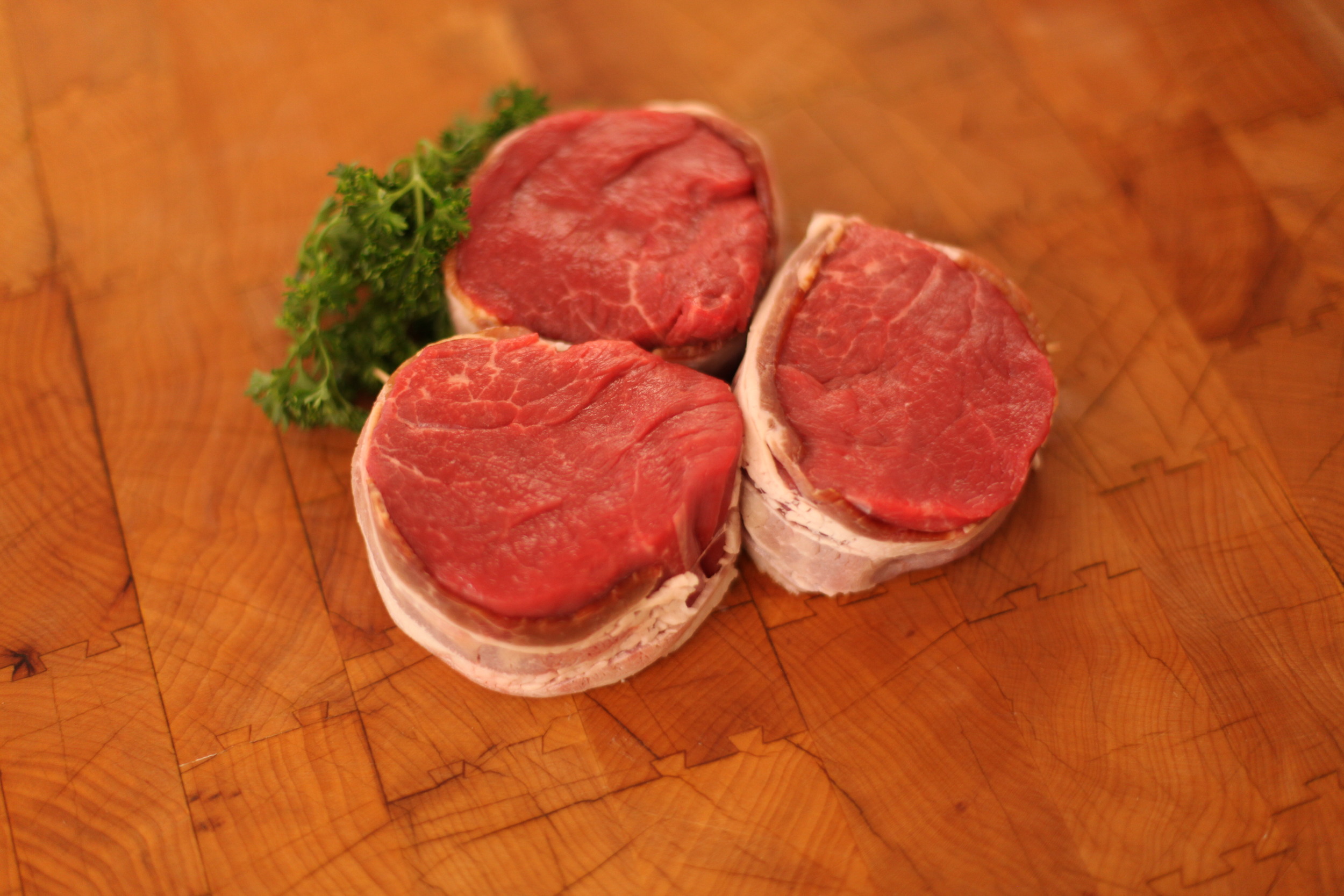 Bacon Wrapped Filet Mignon 7-8oz