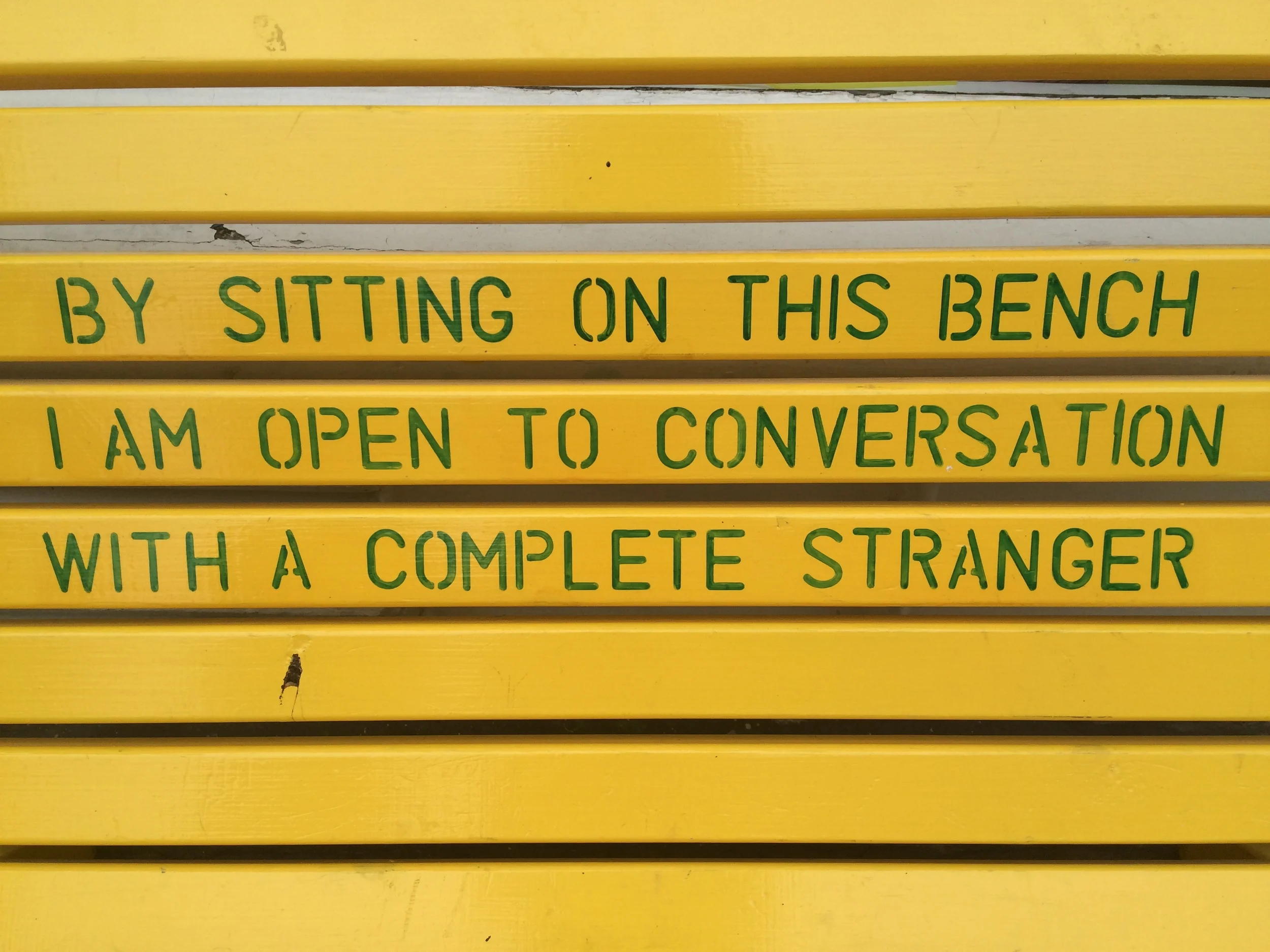 The Yellow Bench