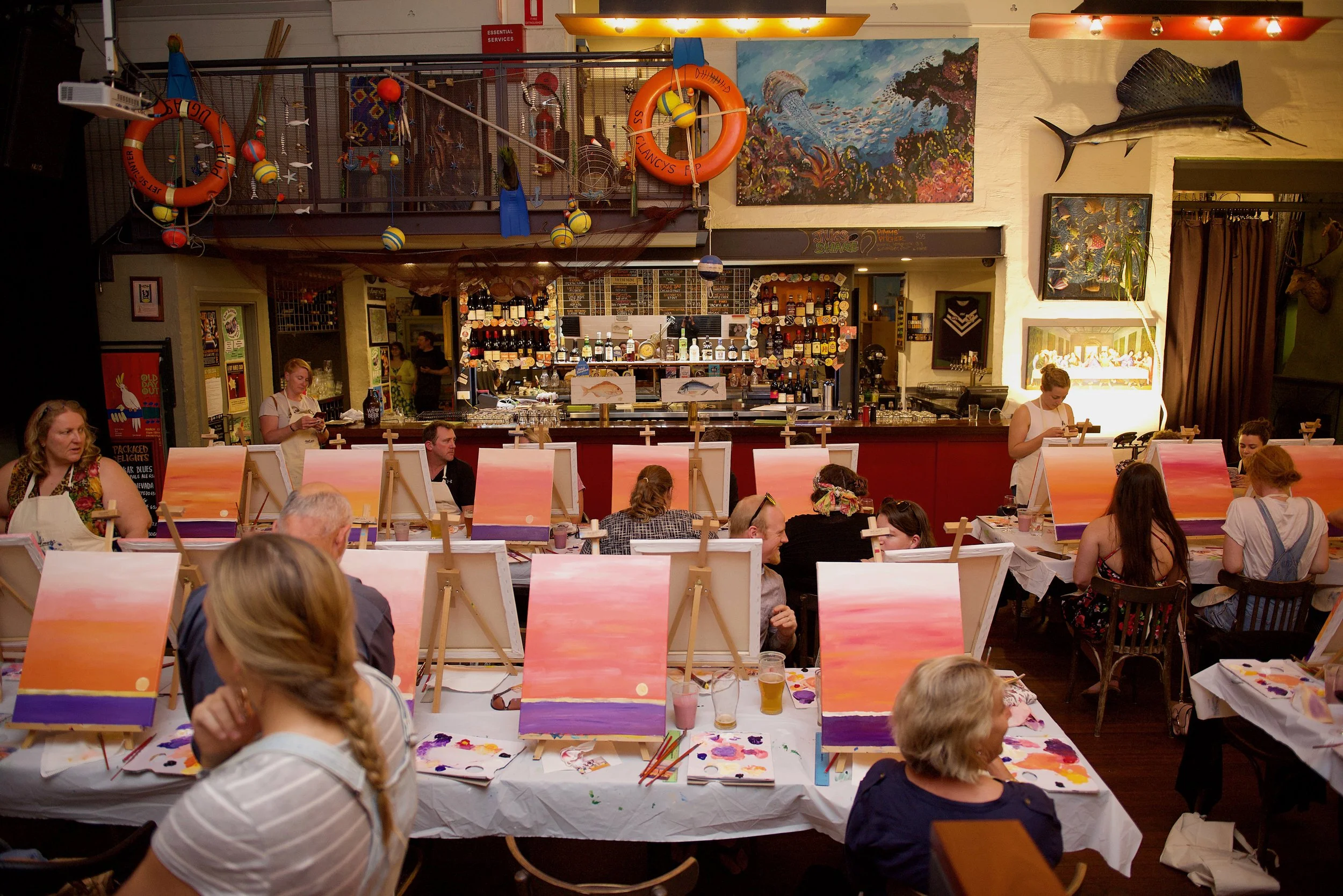 Paint & Sip Classes Perth