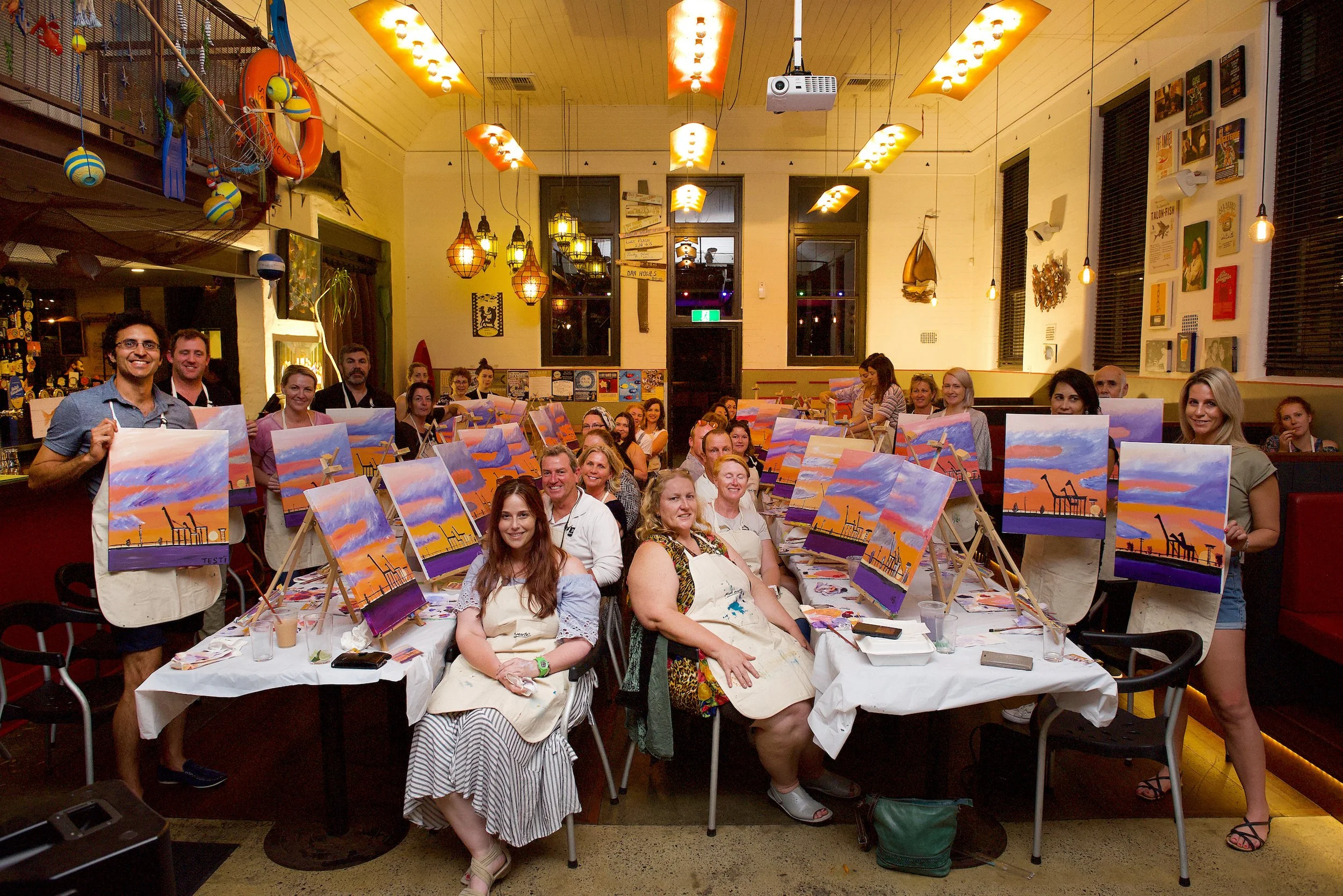 Paint & Sip Classes Perth