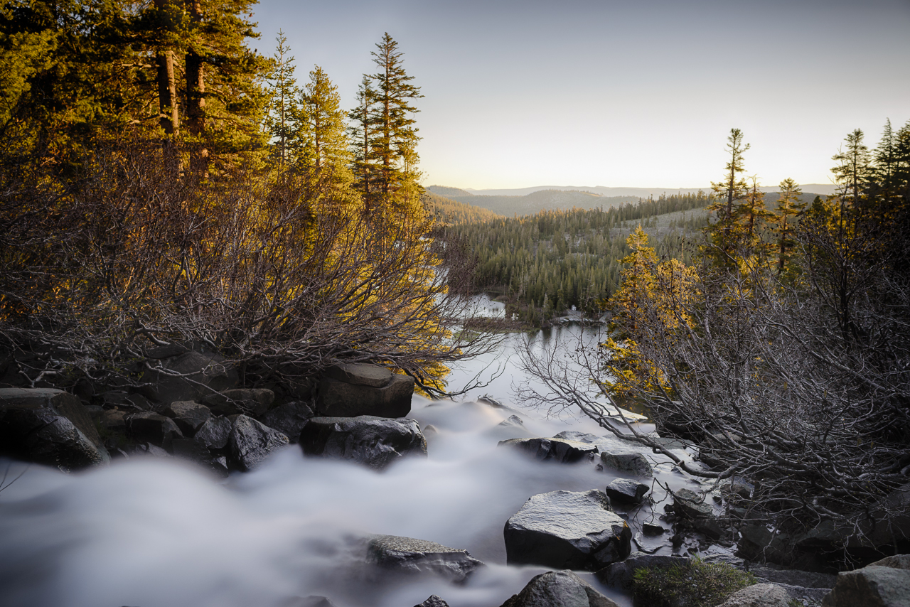 Twin Lakes Falls, CA