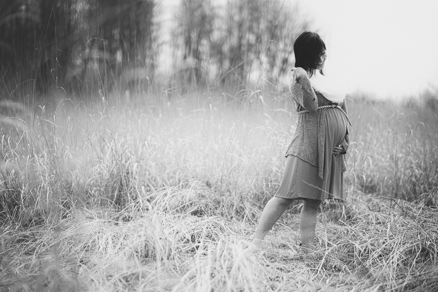 The wind was blowing - not great for hair, but great for unguarded moments like this. My favorite from the session.