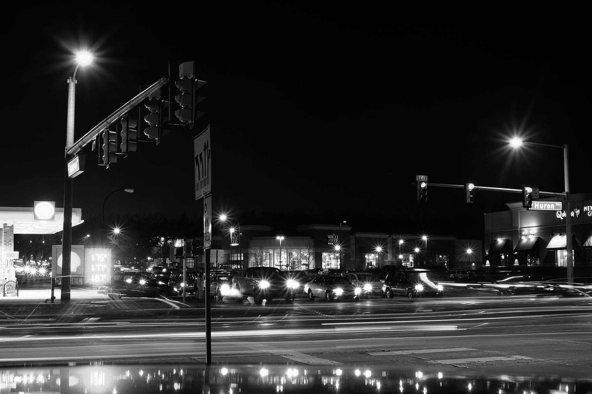 Washtenaw Ave. on Friday evening (straight out of camera)