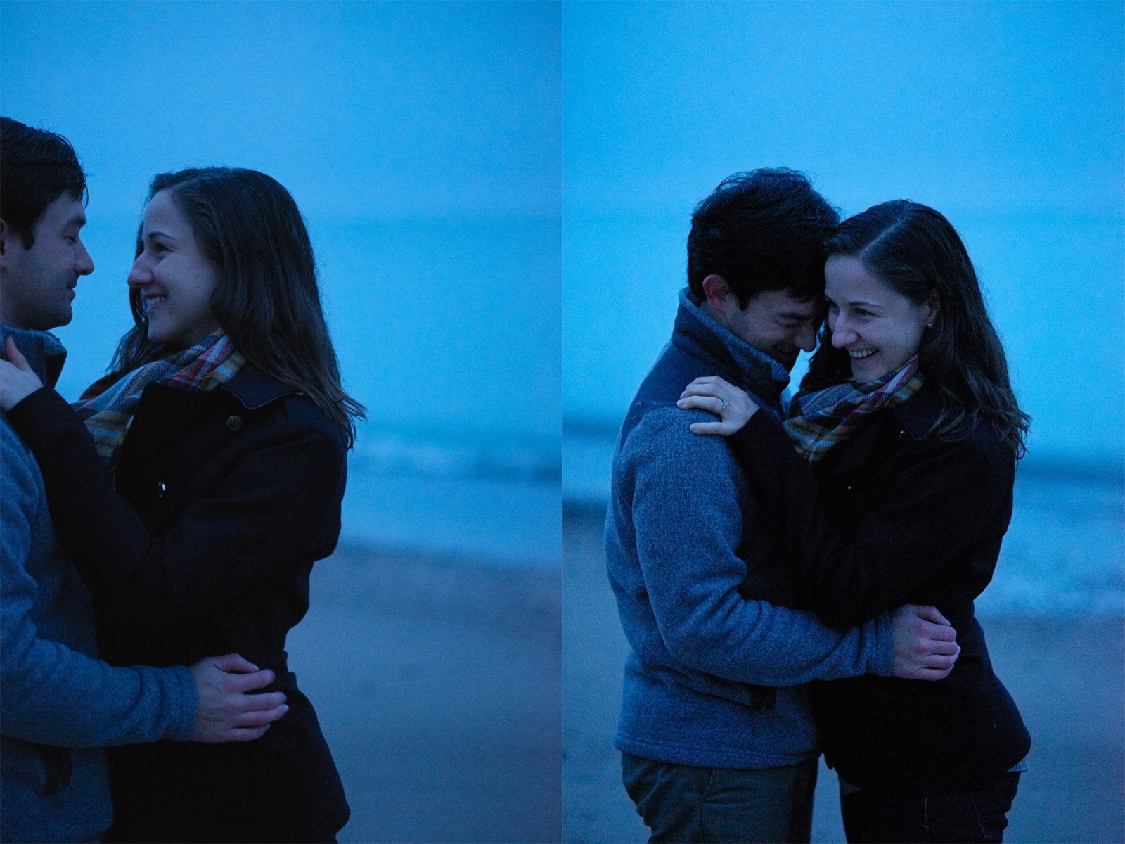 The engagement photo stereotype: lovey couple. Missing: Golden hour.
