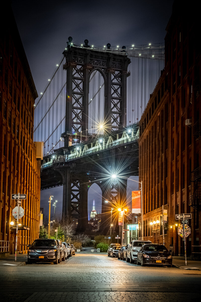   Down Under Manhattan Bridge at Night   Jason Brookman 