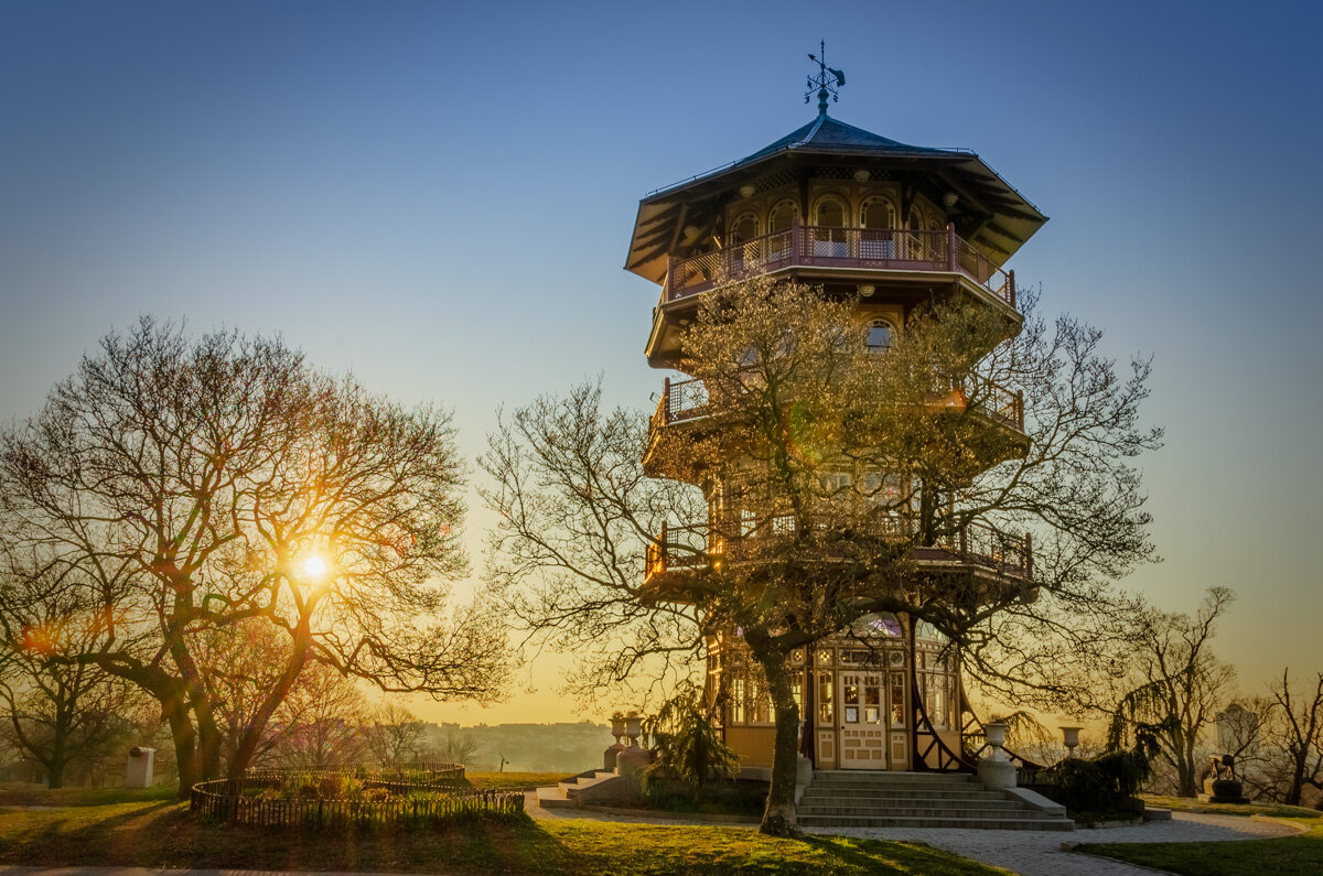   Sunrise at the Pagoda in Patterson Park   Jason Brookman 