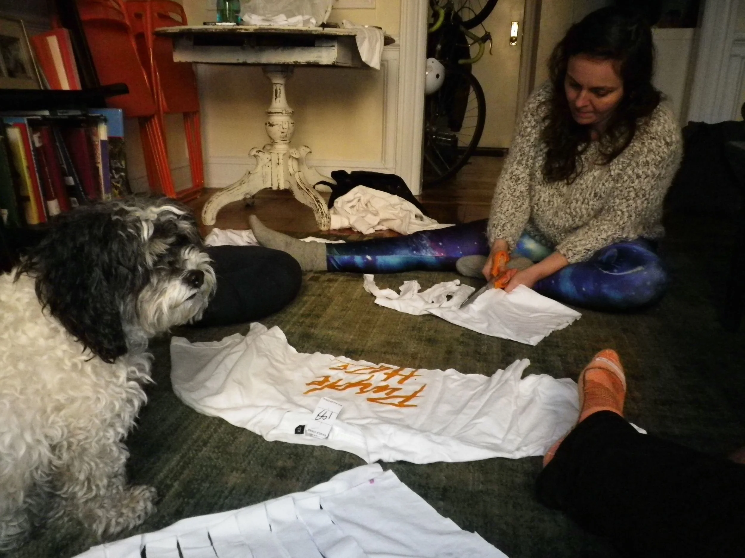 Repurposing T-shirts