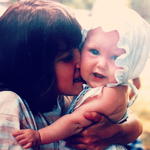On Instagram this week, I threw it back to some vintage cousinly love. 