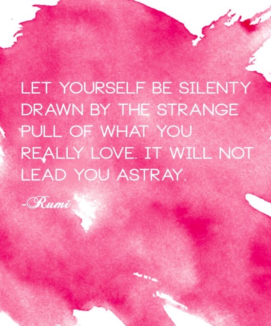 On Pinterest - inspiring words. 