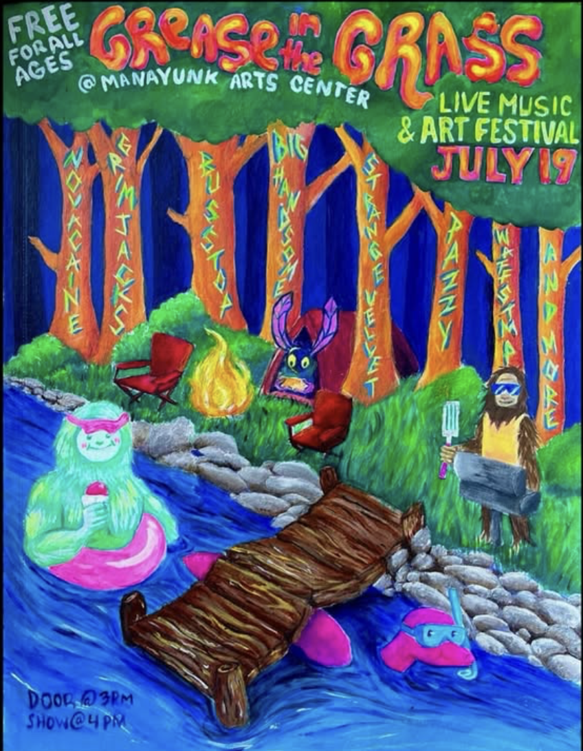 "Grease in the Grass" - Music and Art Fest