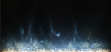 Glacier Crystal Glass w/ Blue Flame