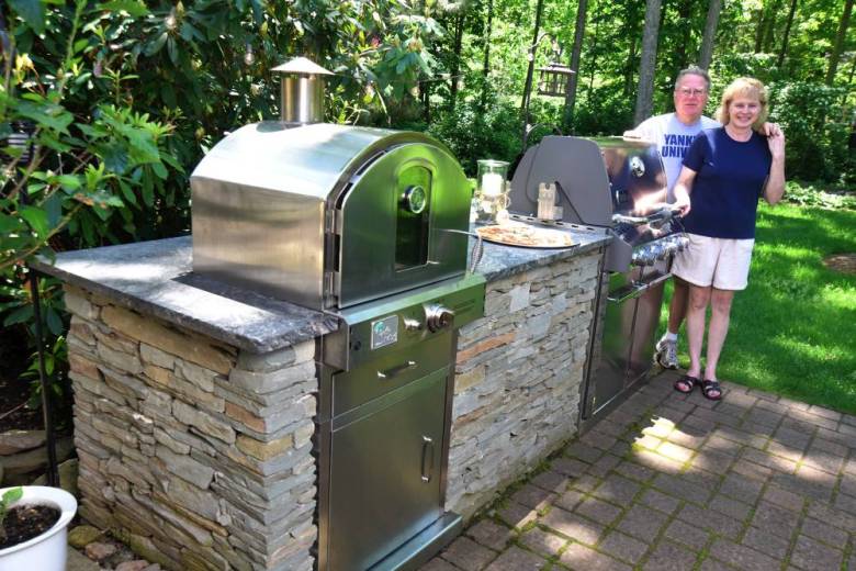 Outdoor kitchens offer entertaining options
