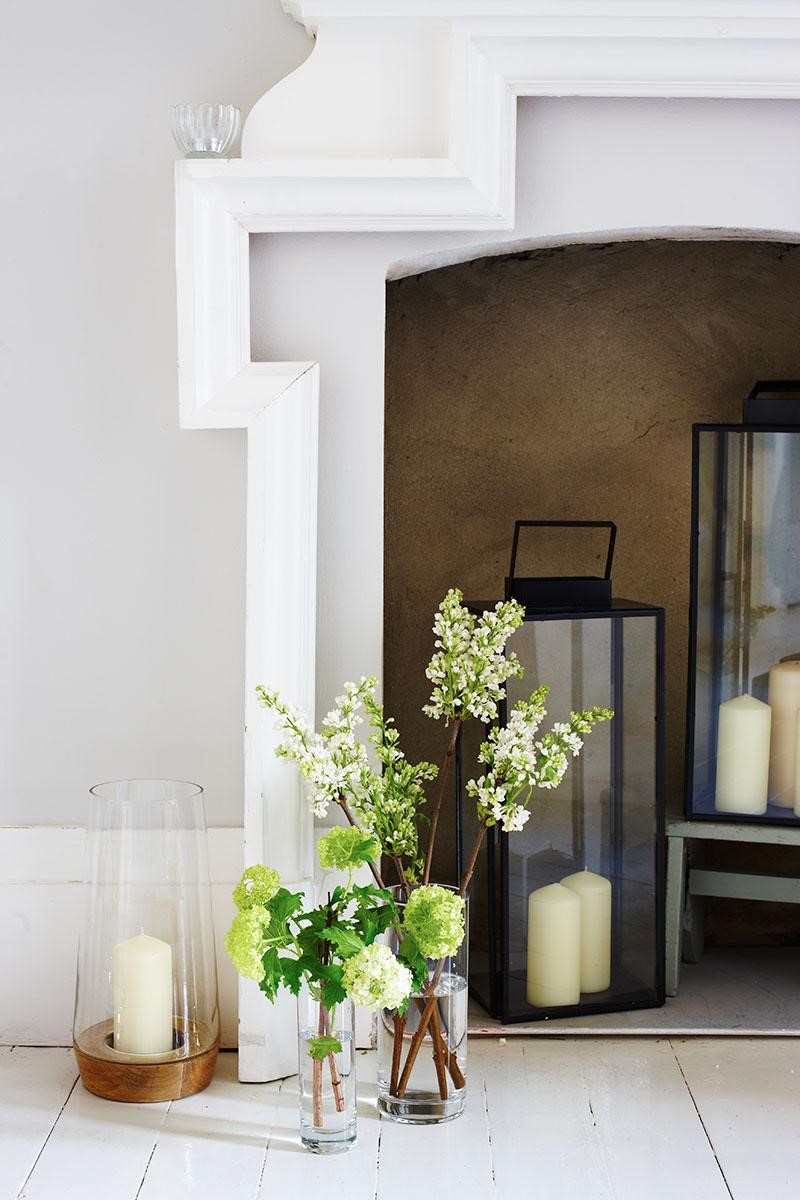 5 Clever Ways To Deck Out Your Fireplace This Summer