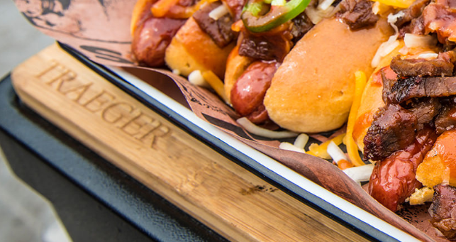 TRAEGER BBQ BRISKET HOT DOGS!