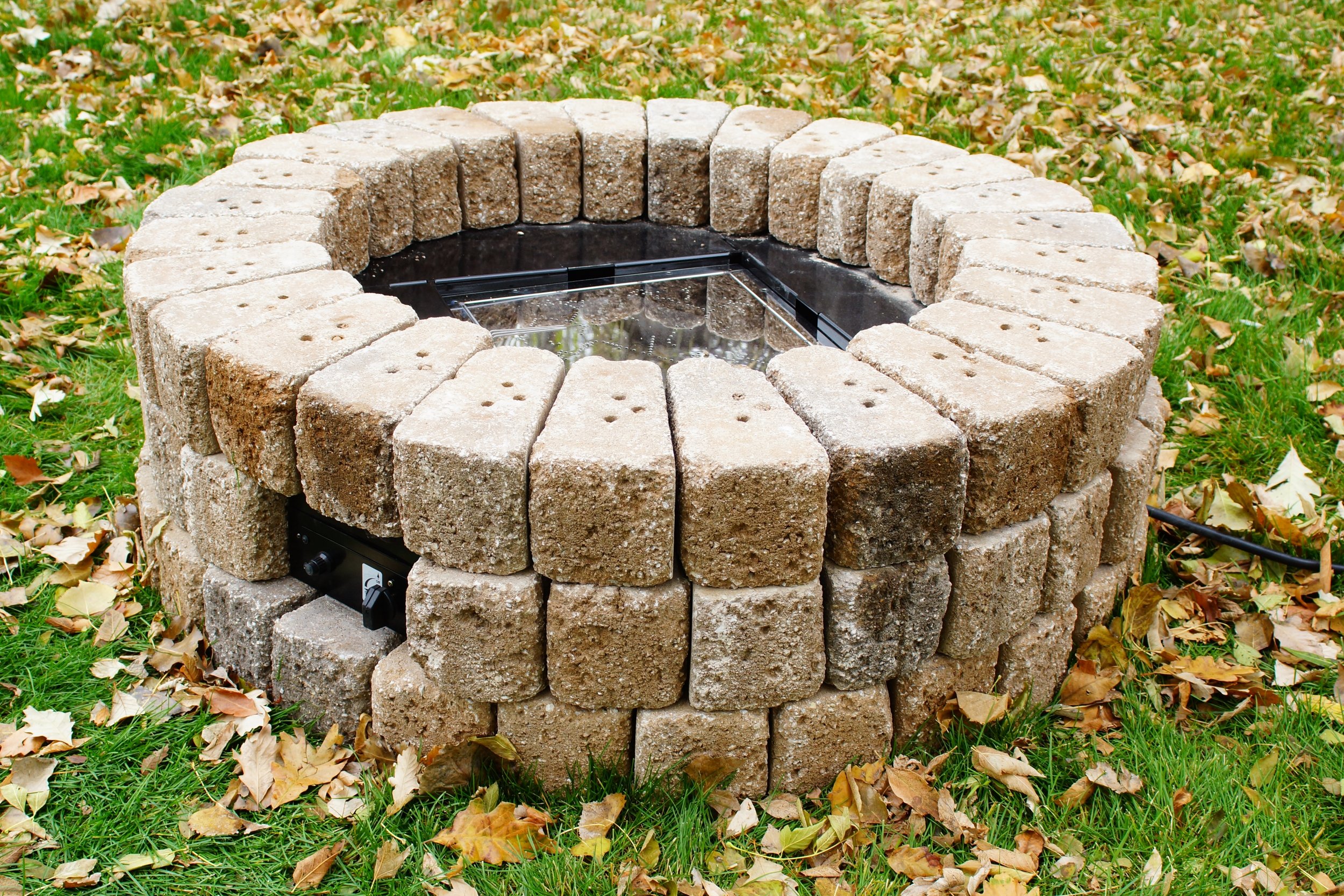 How To Build A Gas Fire Pit In 10, Concrete Adhesive For Fire Pit