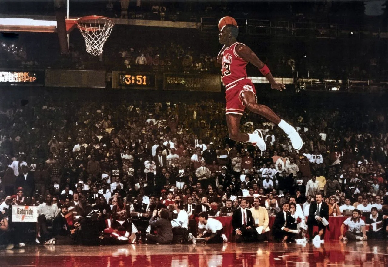TIM YU DOUBLE OR NOTHING MICHAEL JORDAN DUNKING