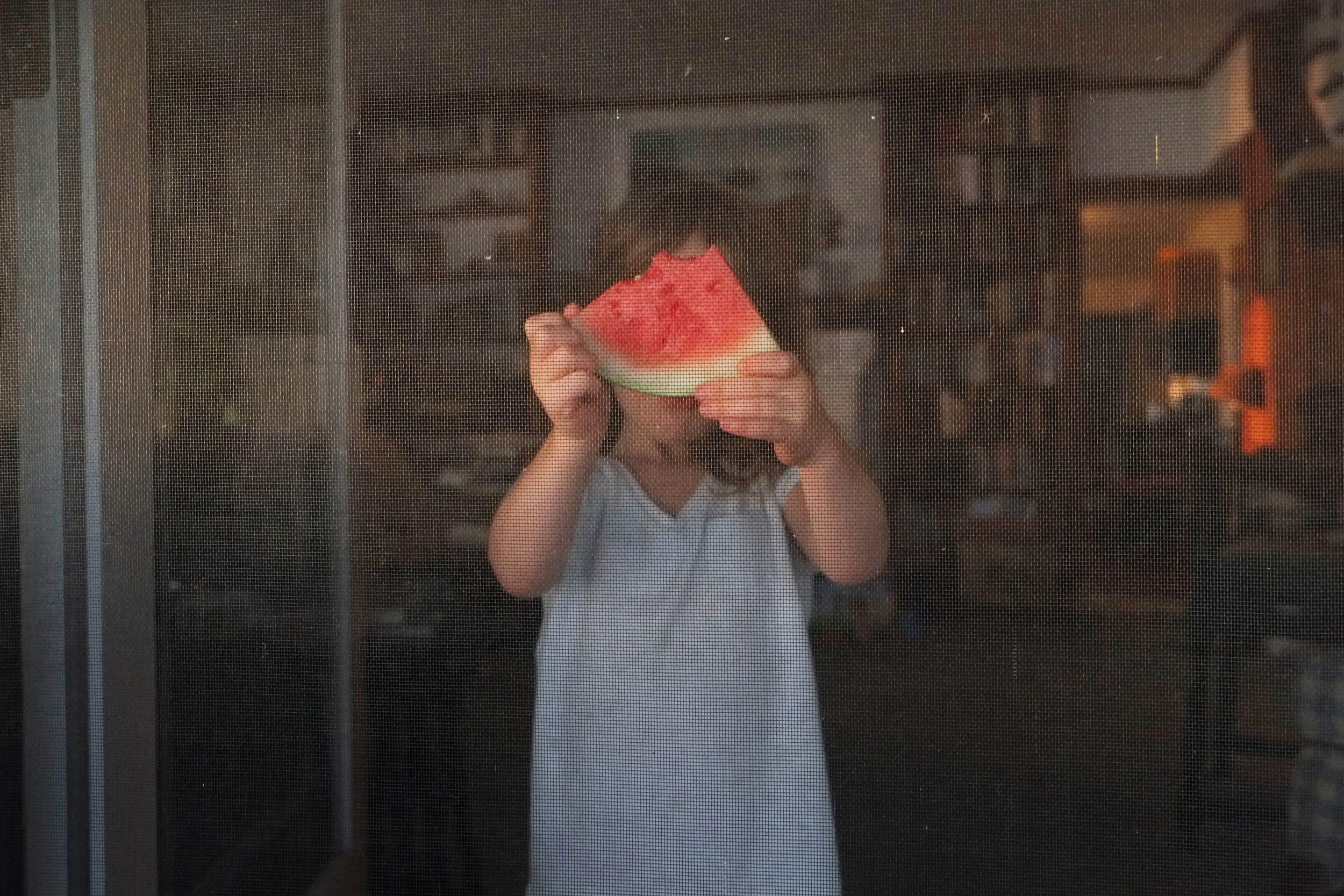 Watermelon at Sunset, Davis Island, ME