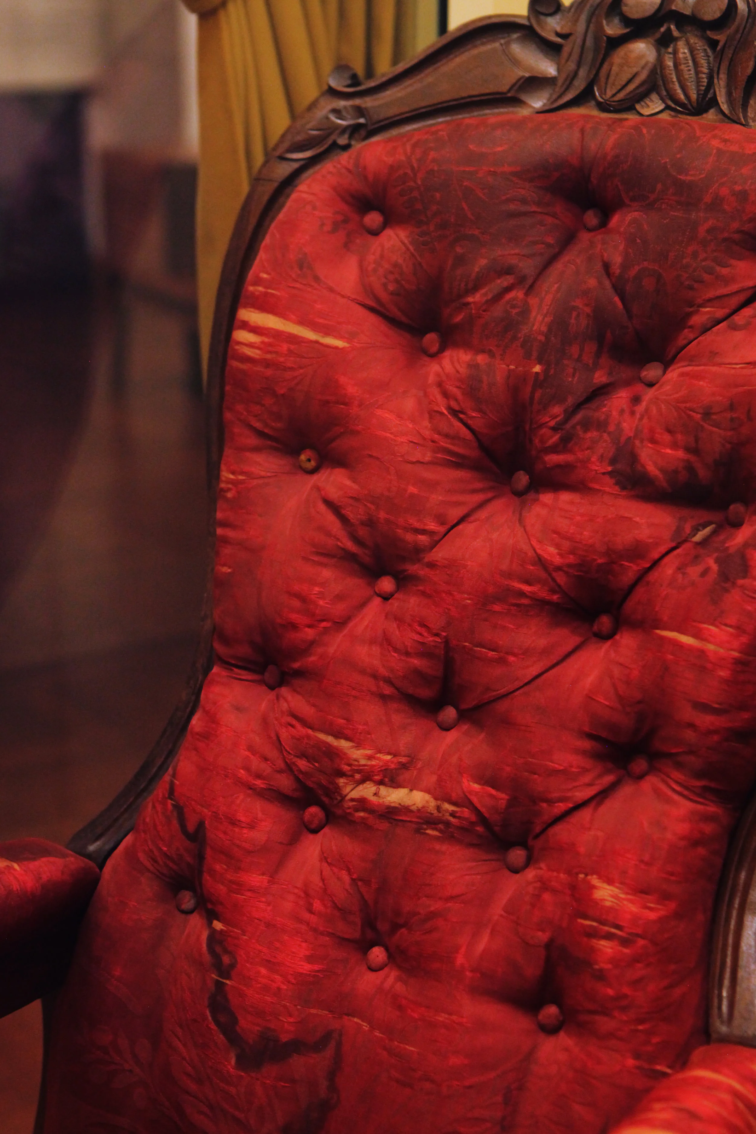 The Chair Lincoln Was Sitting in When He Was Shot, Dearborn, MI
