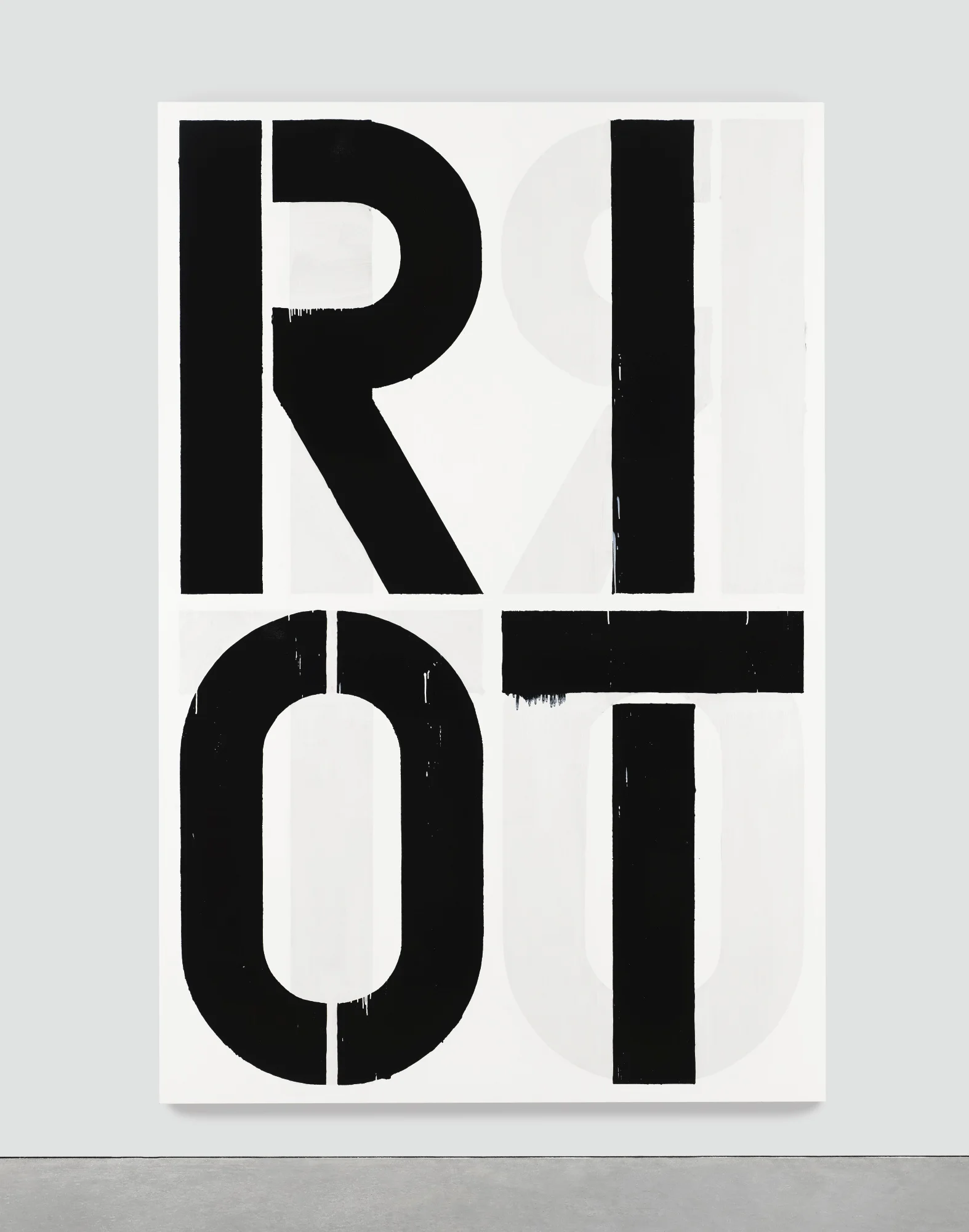 CHRISTOPHER WOOL RIOT AARON ROSE DOUBLE OR NOTHING