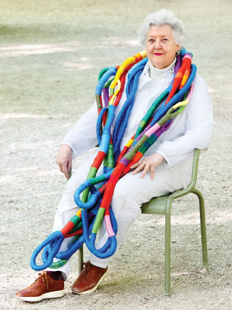 SHEILA HICKS MARA HOFFMAN DOUBLE OR NOTHING MOHANDAS GANDHI