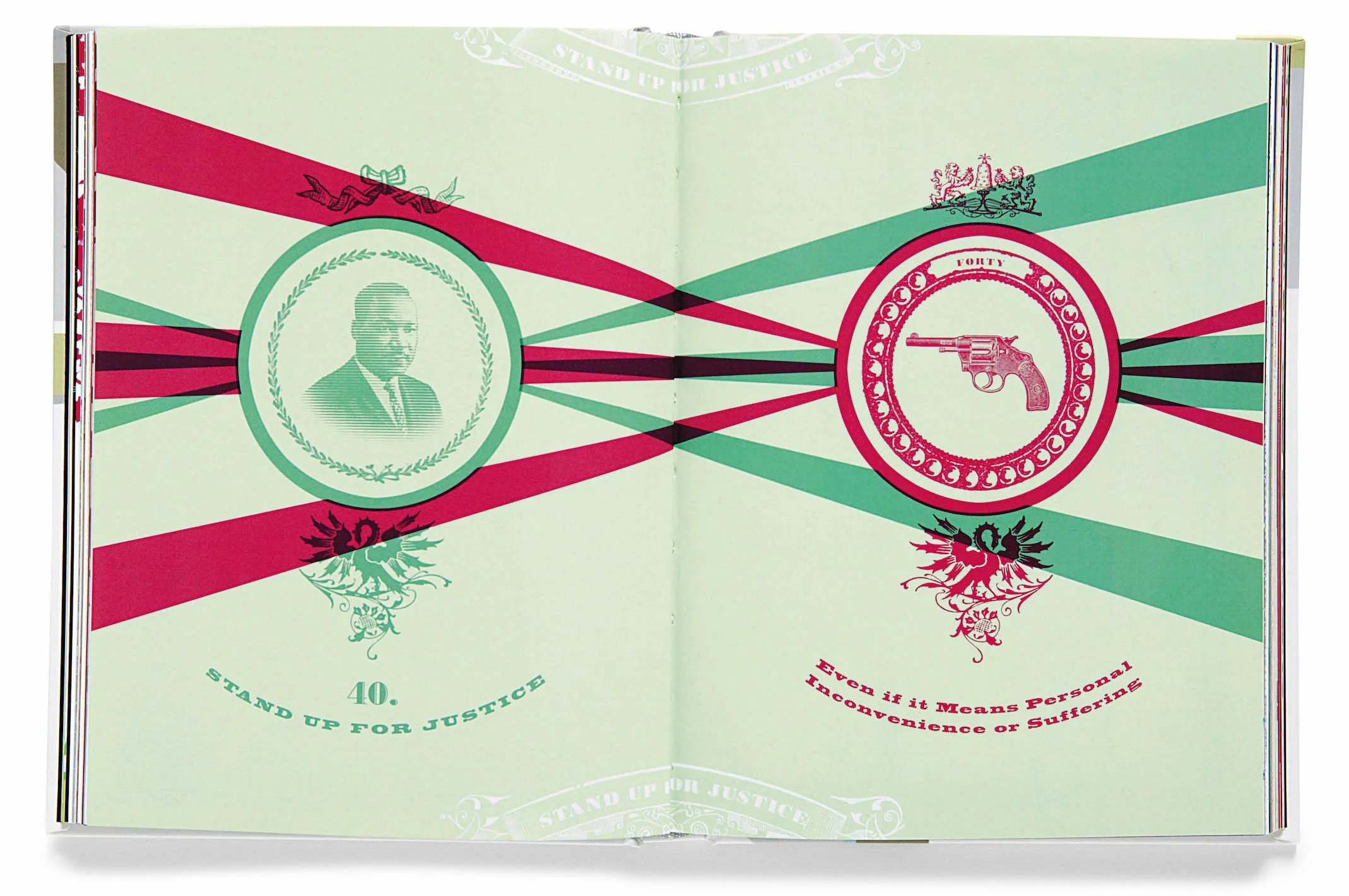 Peace: 100 Ideas, 2004.&nbsp;ARTWORK BY JOSHUA CHEN, MAX SPECTOR AND JENNIFER TOLOZ.&nbsp;