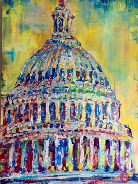 Yellow Sunset Pop Capitol