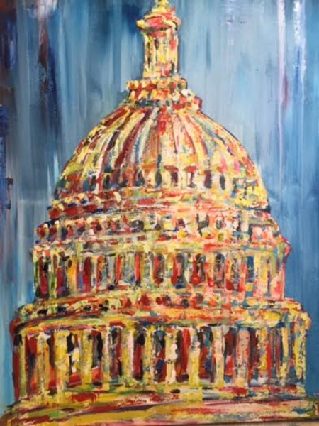 Navy Sunset Pop Capitol