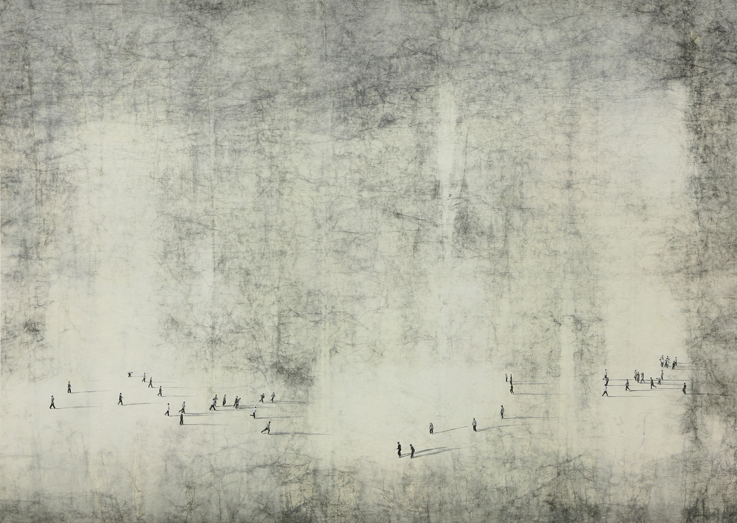 Memory Gap _ 0047 147x210cm mixed media 2007