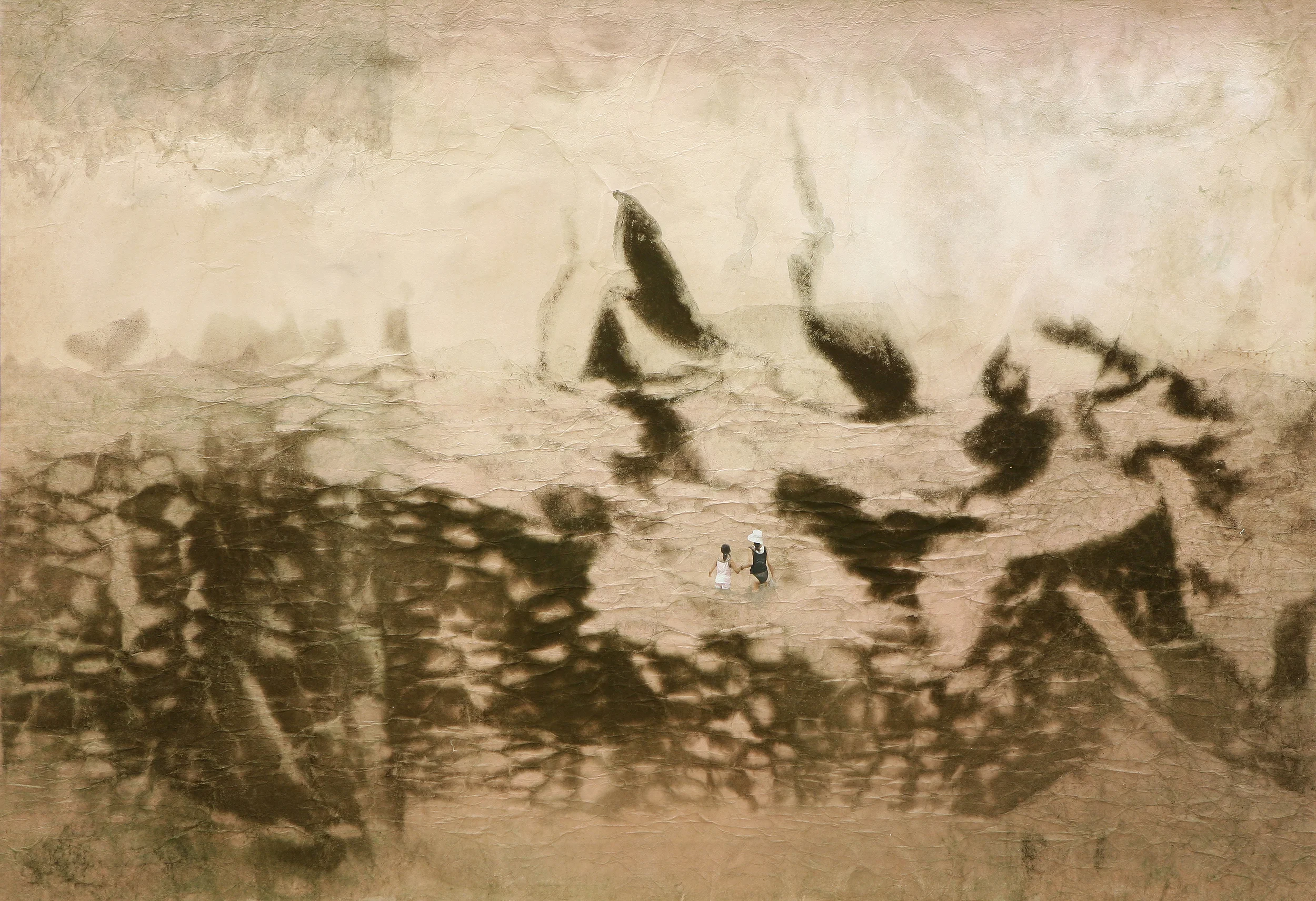 Memory Gap _ 0180 147x210cm mixed media 2007