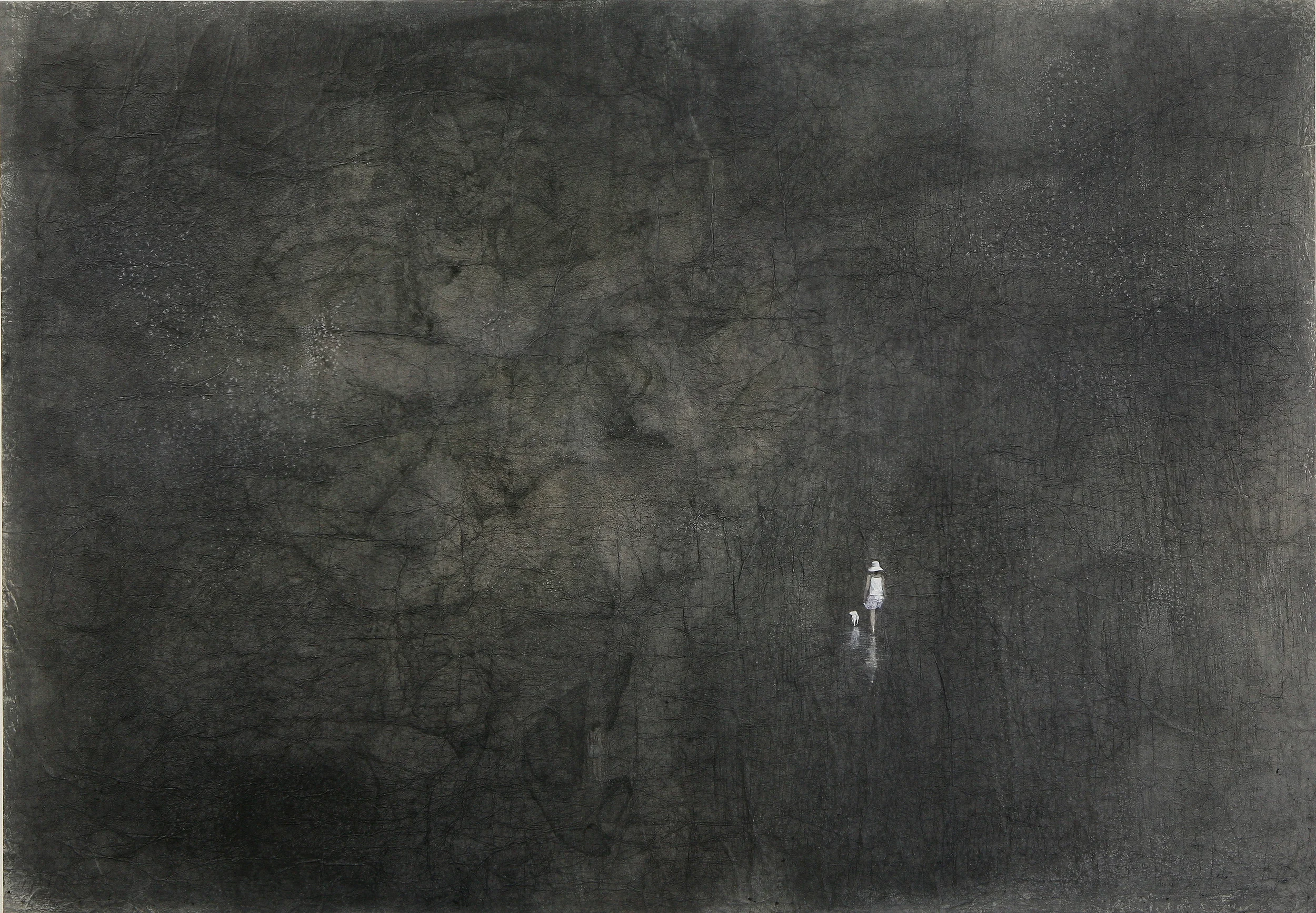 Memory Gap _ 1124 147x210cm mixed media 2007