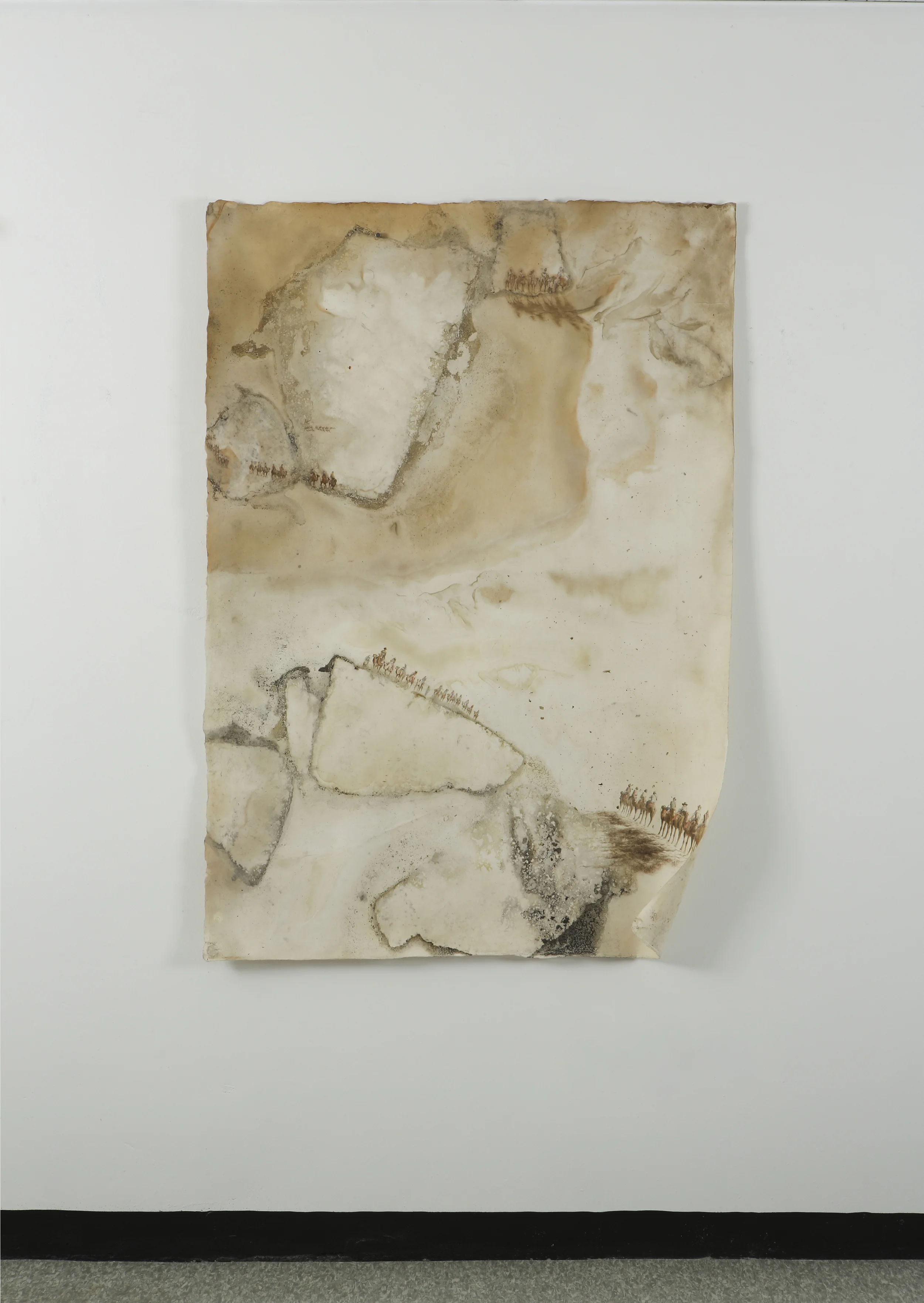 Memory Gap _ Knowing how to run, but not running 149x107cm mixed media 2012