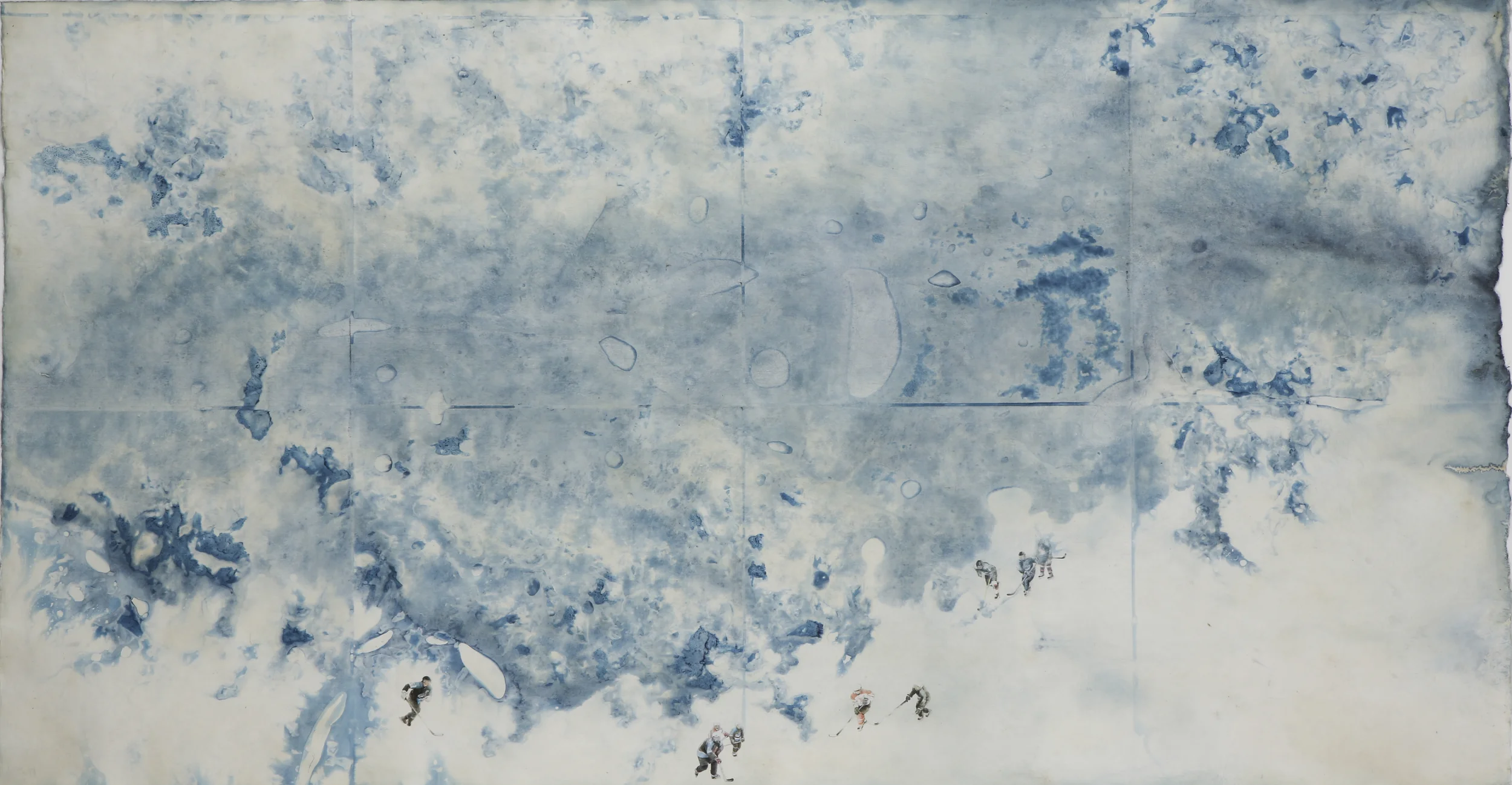 Memory Gap _ Time for Everyone 213x149cm mixed media 2012